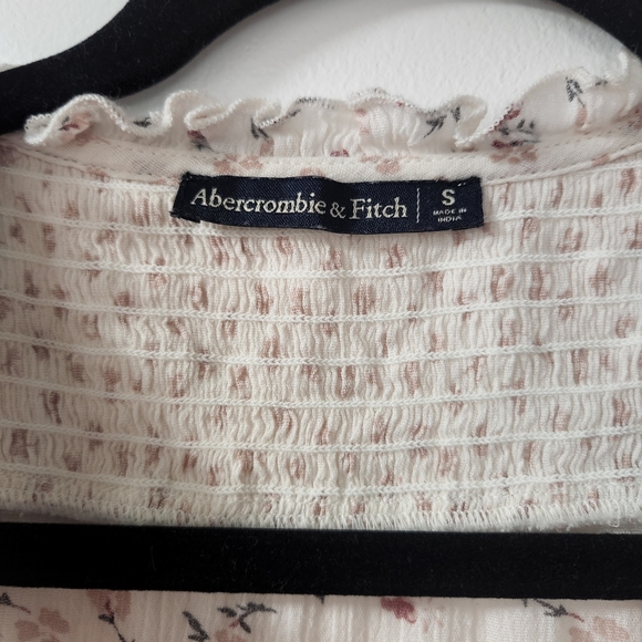#BOGO Abercrombie & Fitch lightweight floral summer blouse size small - Picture 5 of 6